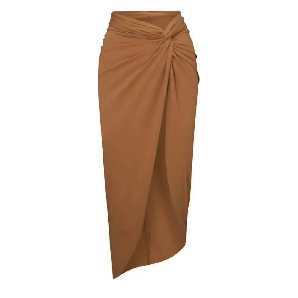 Skims Cover Ups Sarong Skirt in Almond Size 4X Beach Pool Resort Vacation NWT